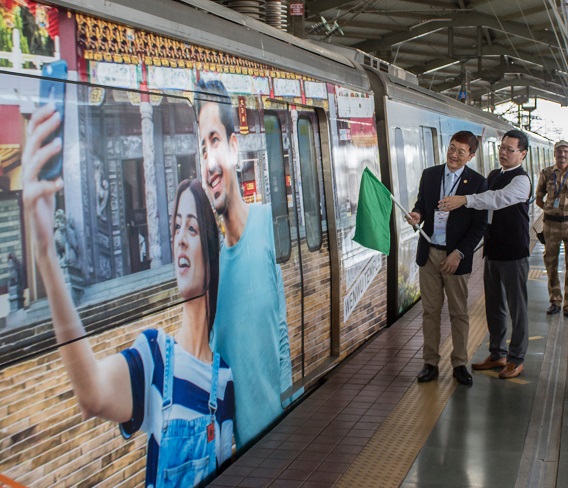 Taiwan Tourism Bureau partnered with Mumbai Metro